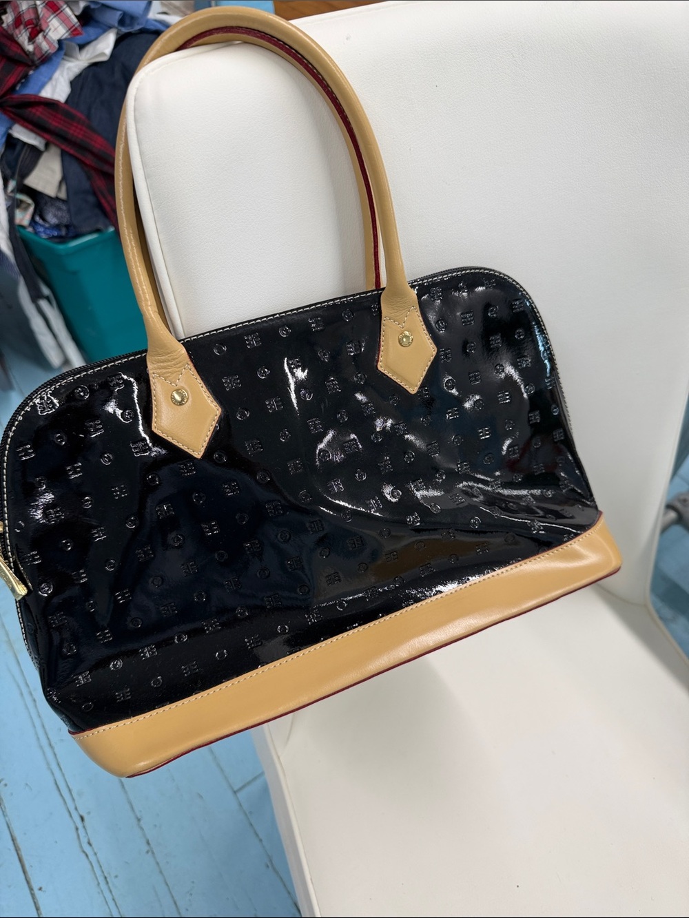 Arcadia Leather Satchel Handbag